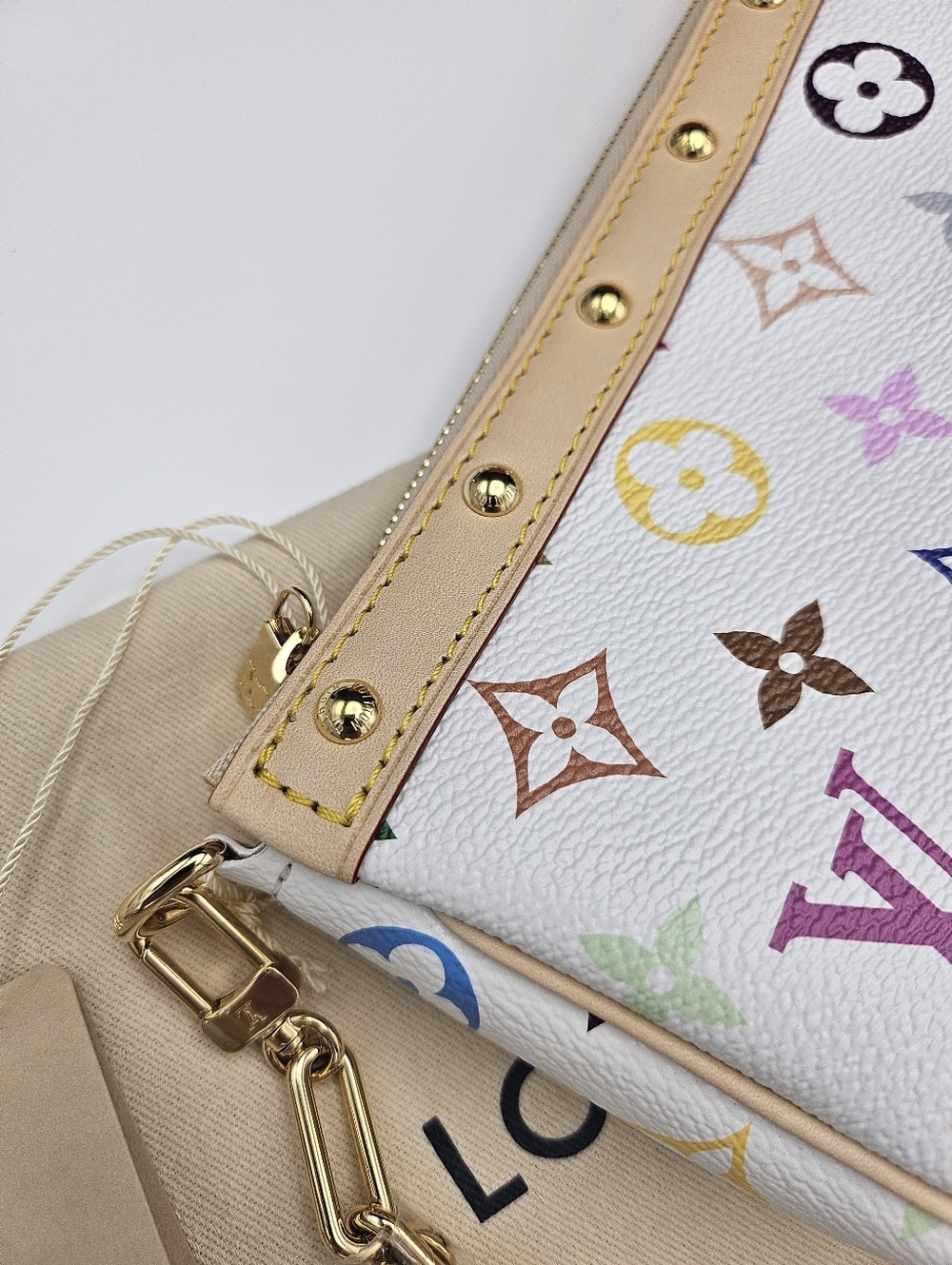 Brand new authentic Louis Vuitton LV x TM Pochette Accessoires, Multicolor - Picture 9 of 17